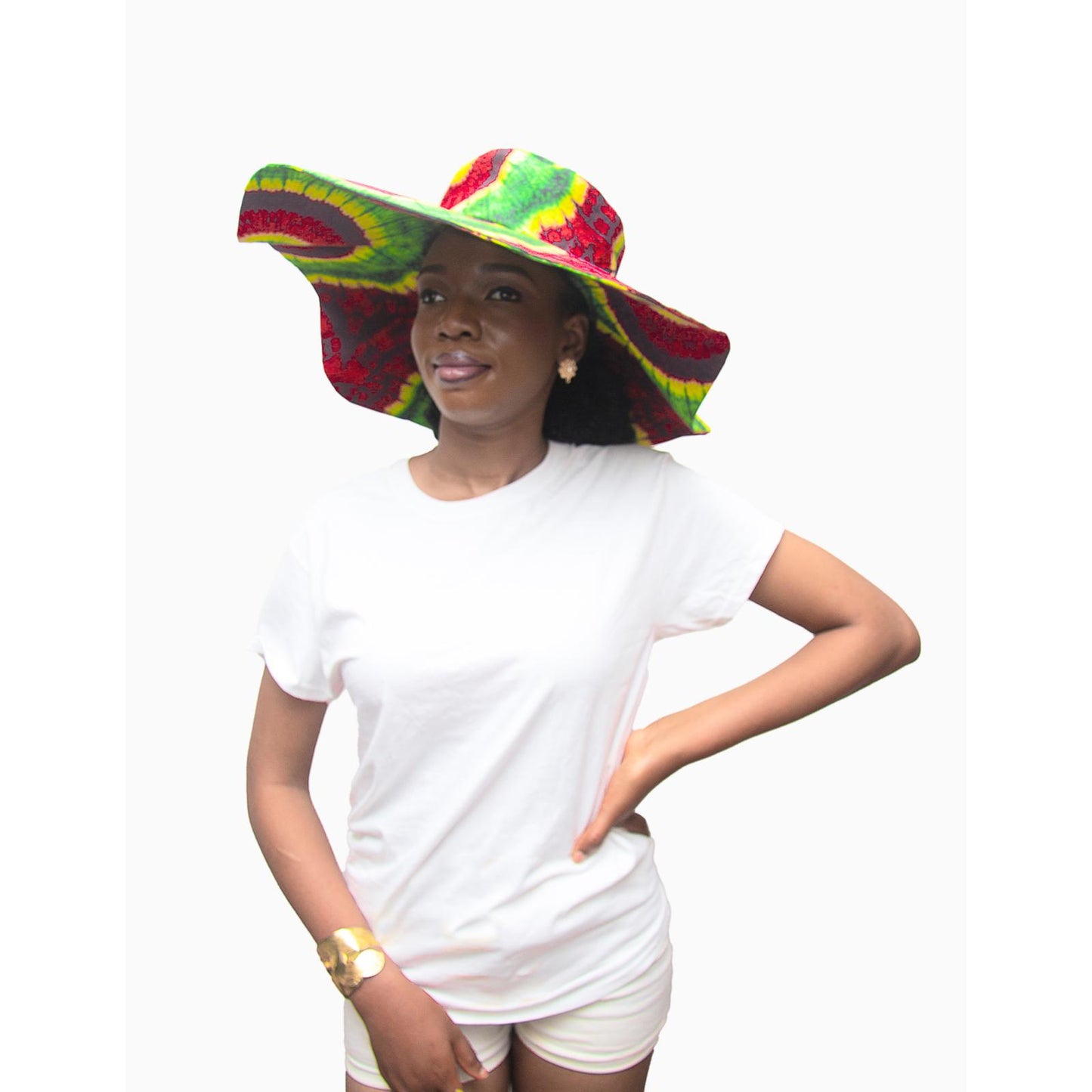 Ankara Wide Brim Hat