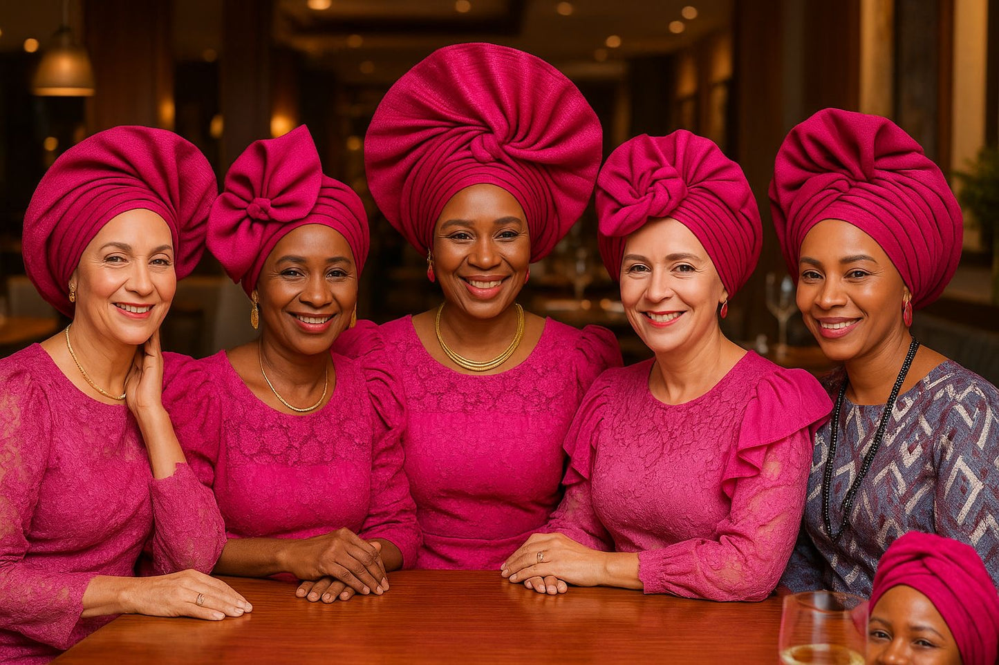 Auto Gele - Pre-Tied Nigerian Headwrap for Women | Ready to Wear African Head Tie for Weddings, Parties & Cultural Events