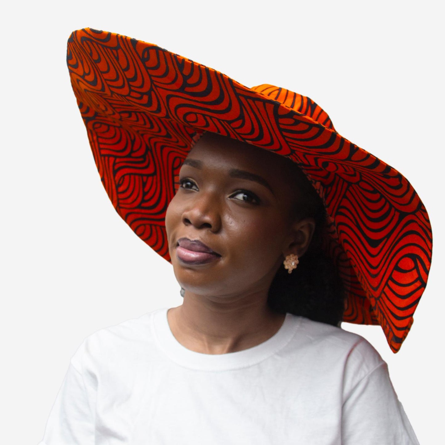 Ankara Wide Brim Hat