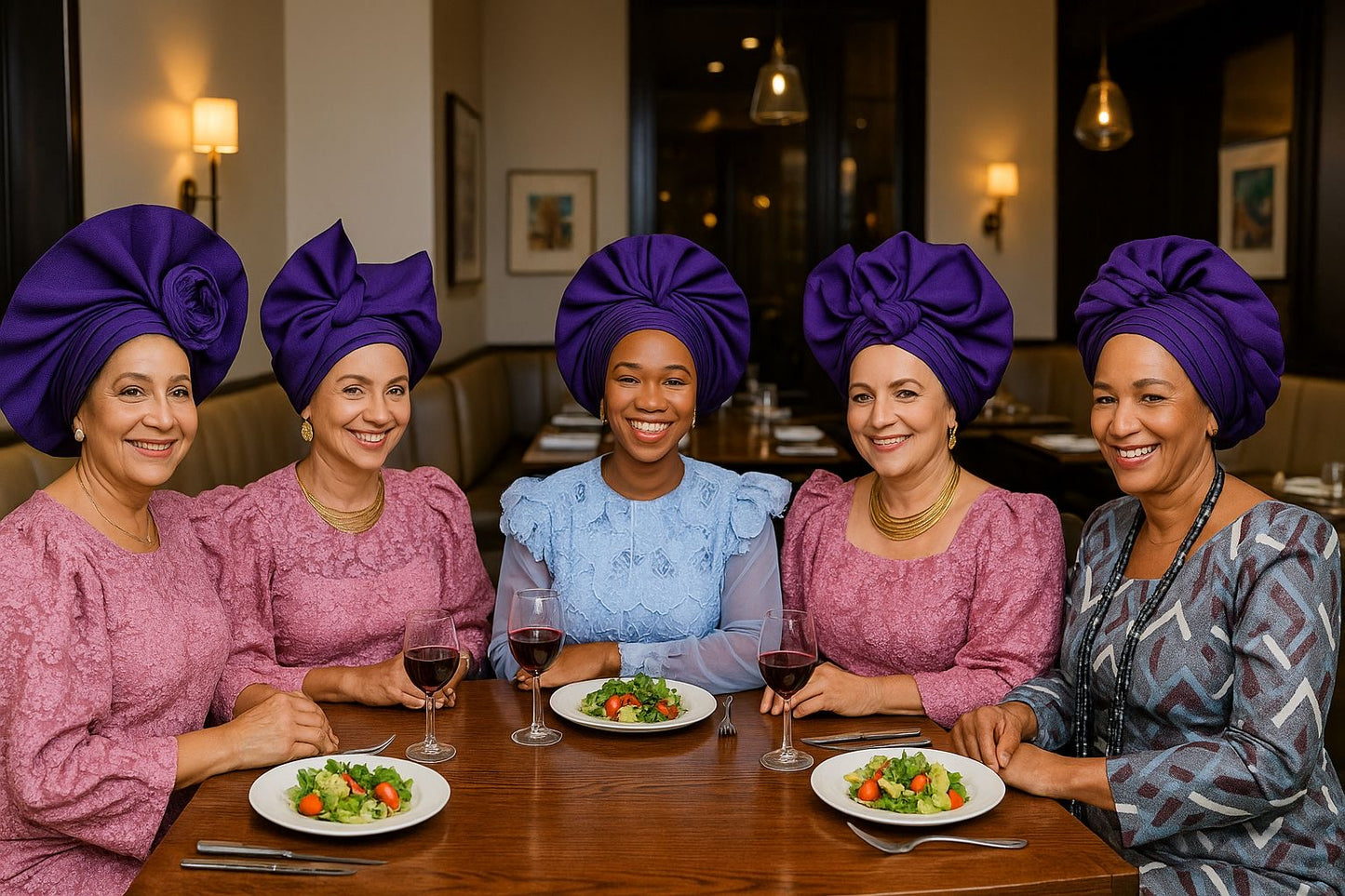 Auto Gele - Pre-Tied Nigerian Headwrap for Women | Ready to Wear AdjustableAfrican Head Tie for Weddings, Daily wear, Parties & Other Events