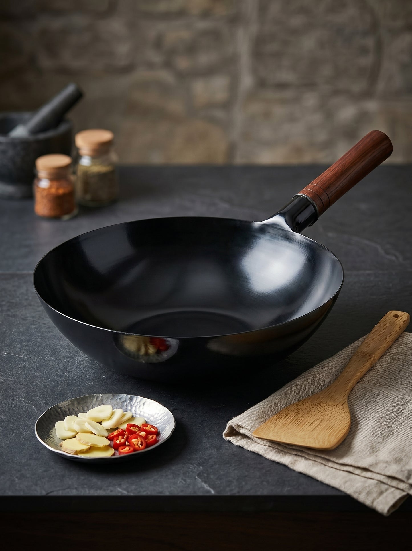 Wok No-Oily Non-Rusting Non-Stick Non-Cating High Quality Cooking Pan