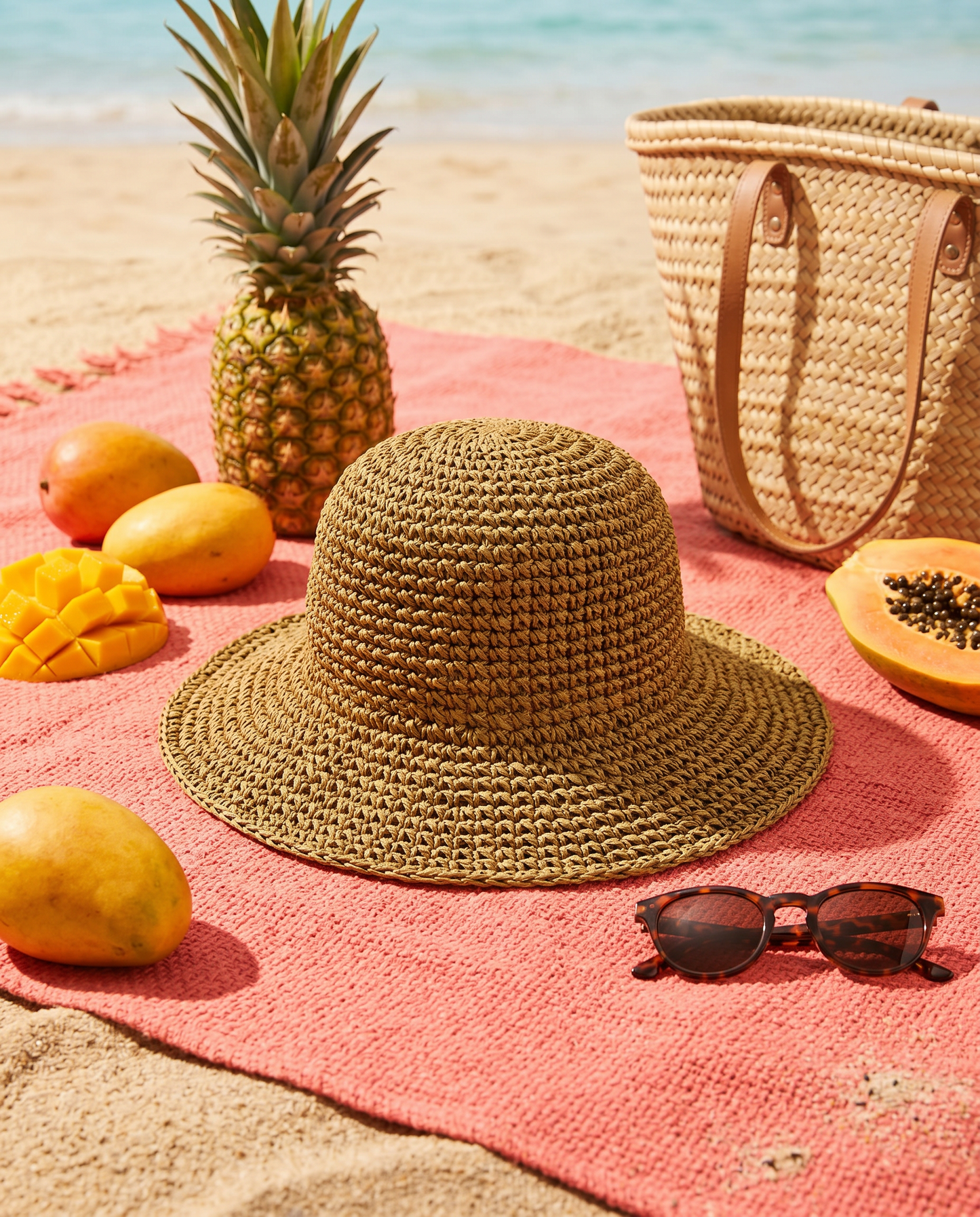 Braided Soft Straw Hat