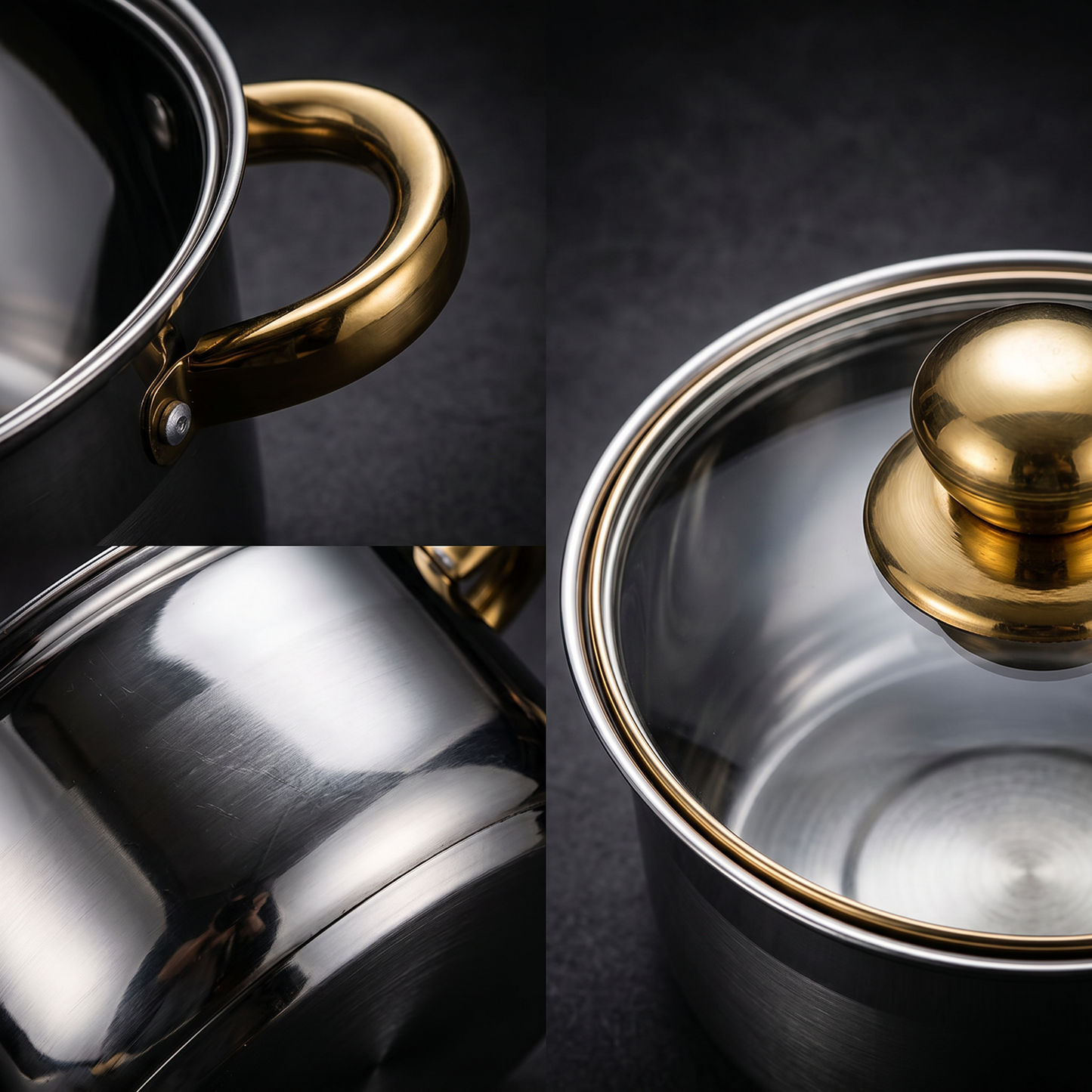 6PCS Multifunctional Set304 Stainless Steel Cookware Kitchenware Set