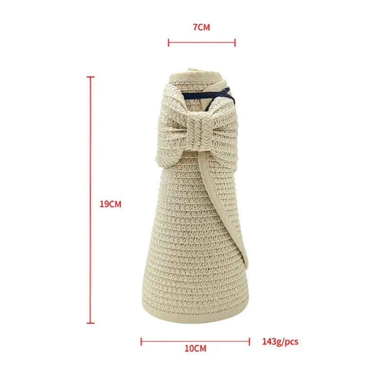 Adjustable Summer Foldable Straw Hat