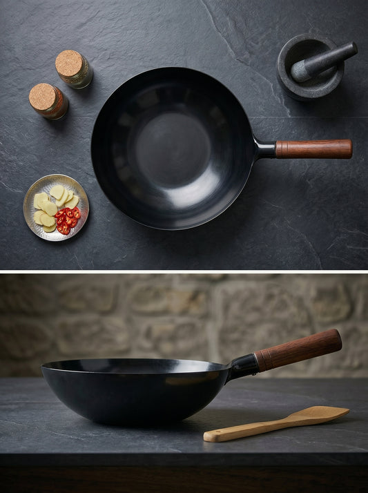 Wok No-Oily Non-Rusting Non-Stick Non-Cating High Quality Cooking Pan